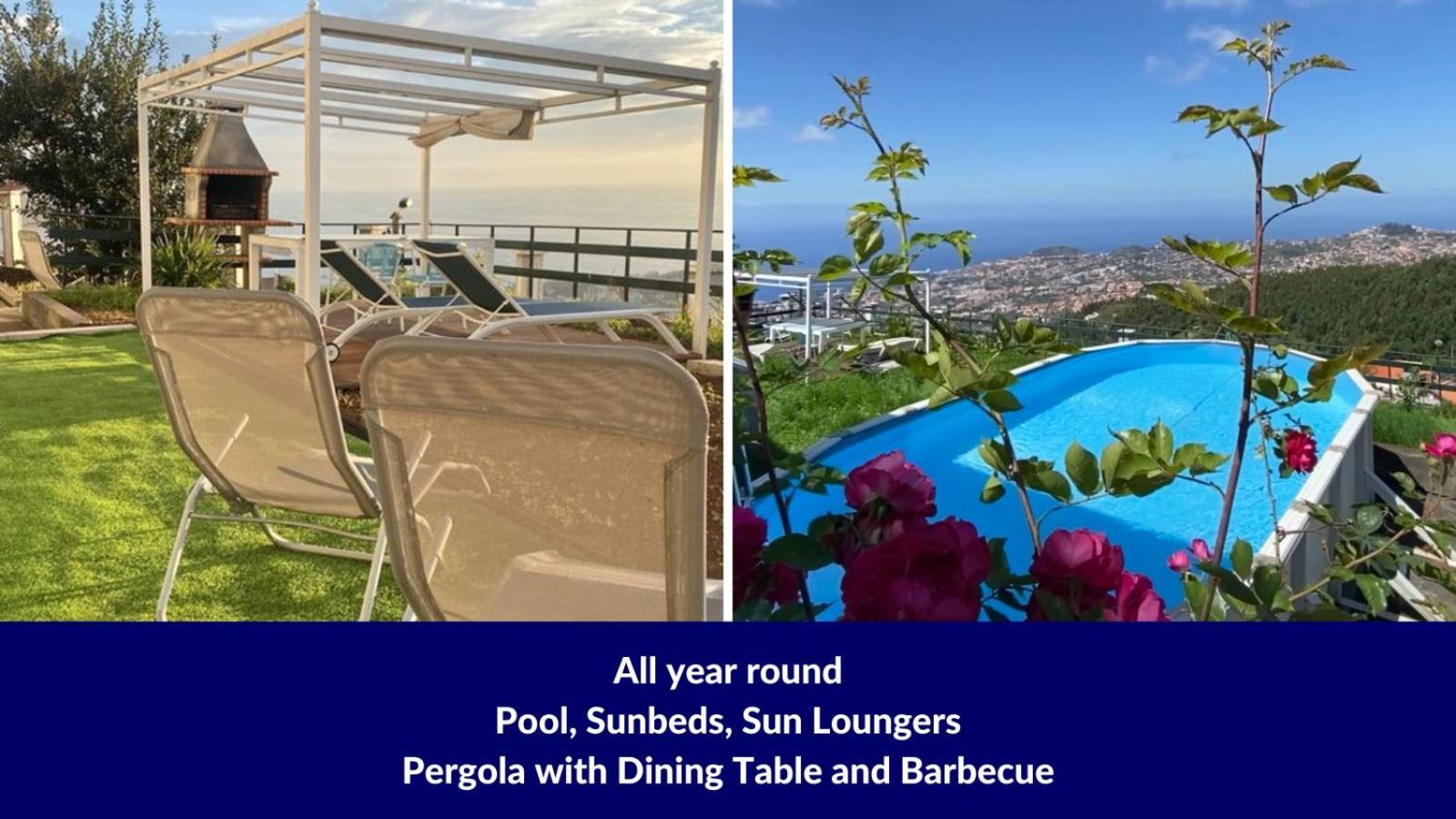 Studio Geek Villa - Open Space - 5M From 5 Top Attractions - Pool All Year Round, Dining Pergola, Barbecue - Funchal Matrix Holiday Home Ngoại thất bức ảnh